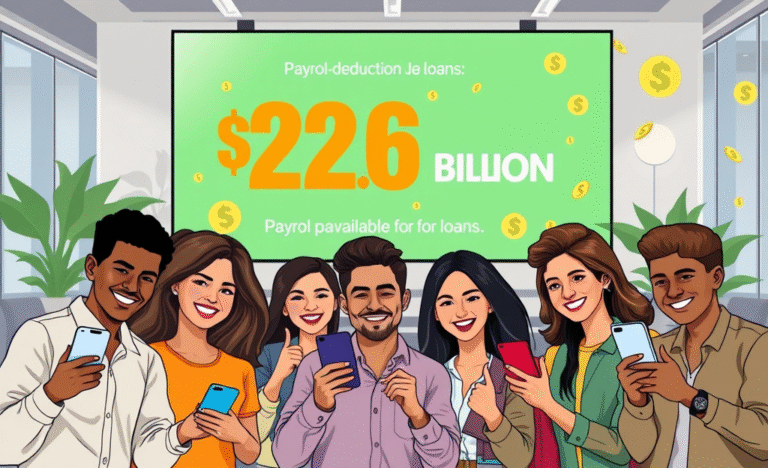 Private-sector workers accessing Payroll-Deductible Loans via Digital Work Card App.