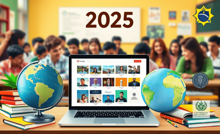 A collage of online courses available through Class Central featuring Brazilian institutions.