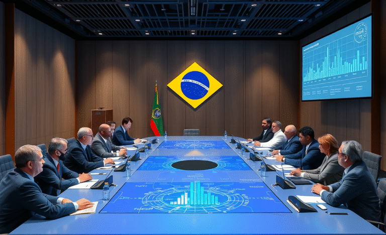 BRICS Labour Ministers discussing AI and the future of work.